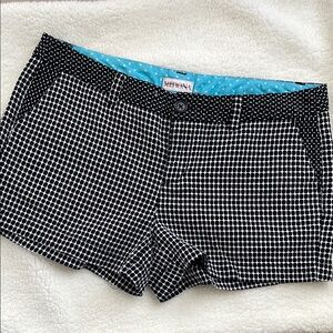 Merona Black and White Checkered Shorts